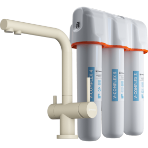 Смеситель для кухни Omoikiri Nagano P + Pure Drop Lite с фильтром Эспрессо 4500.8028