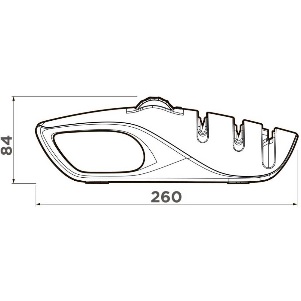 Механическая точилка Omoikiri UN-01 для ножей Оливковый 4911393 — изображение 2