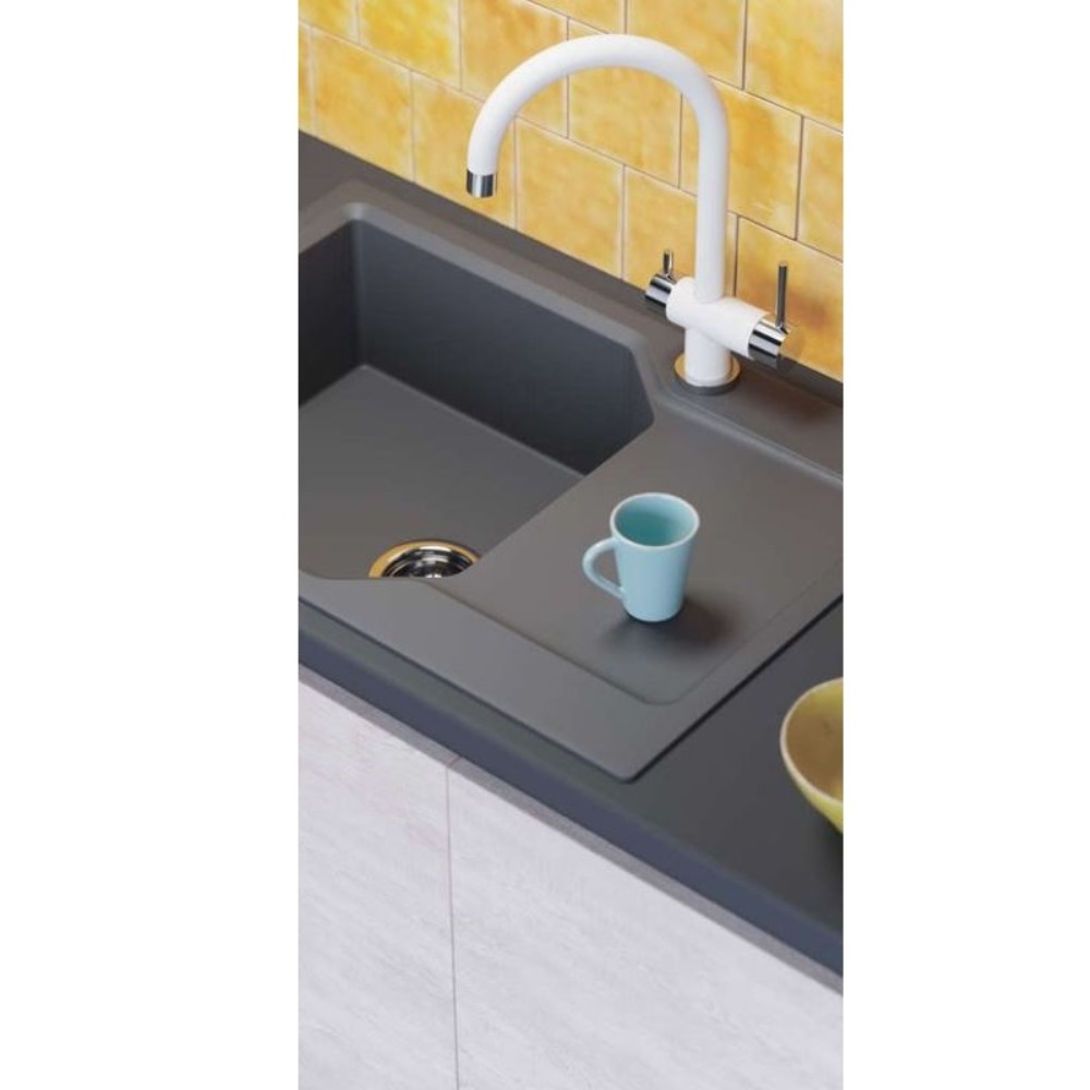 Мойка кухонная Omoikiri Yonaka 78 Серый матовый 4993339 — изображение 3