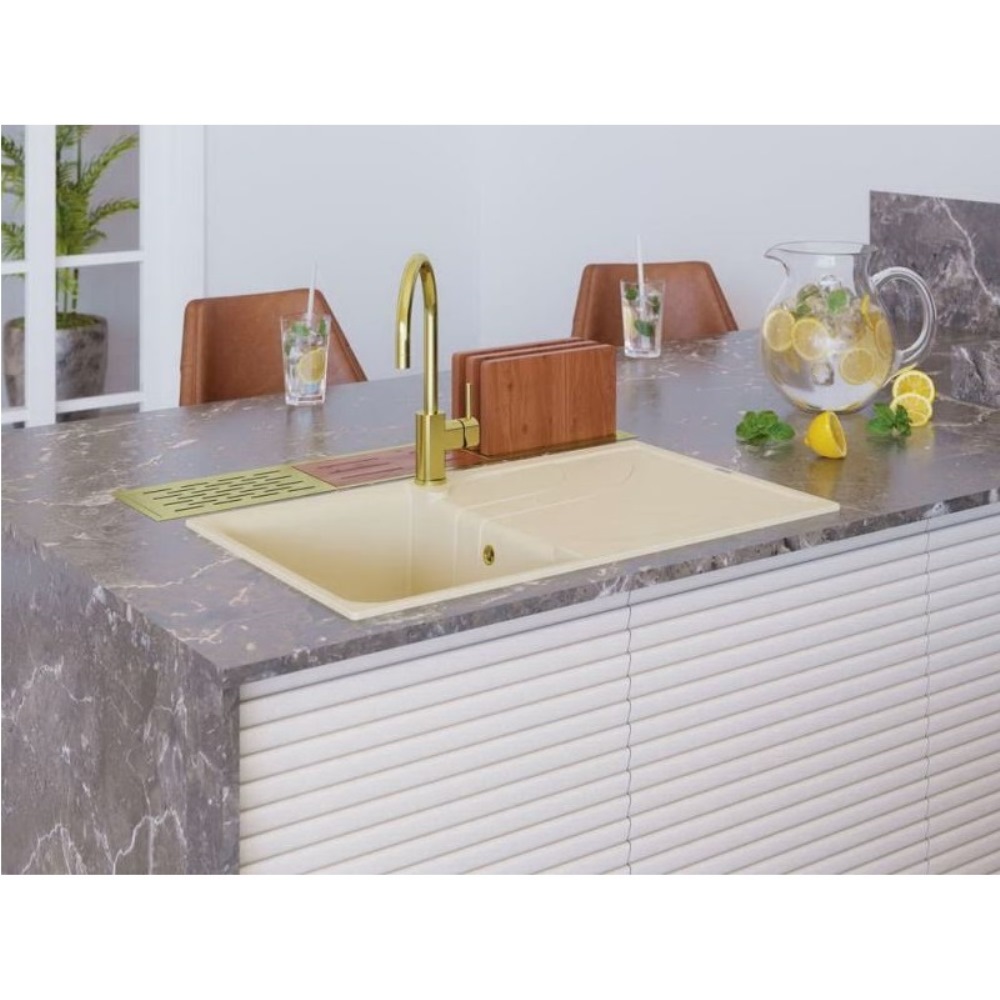 Мойка кухонная Omoikiri Yasugata 86 Серый матовый 4993546 — изображение 2