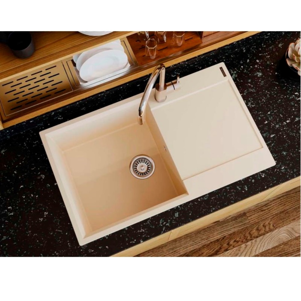 Мойка кухонная Omoikiri Daisen 86 Черный матовый 499370 — изображение 3