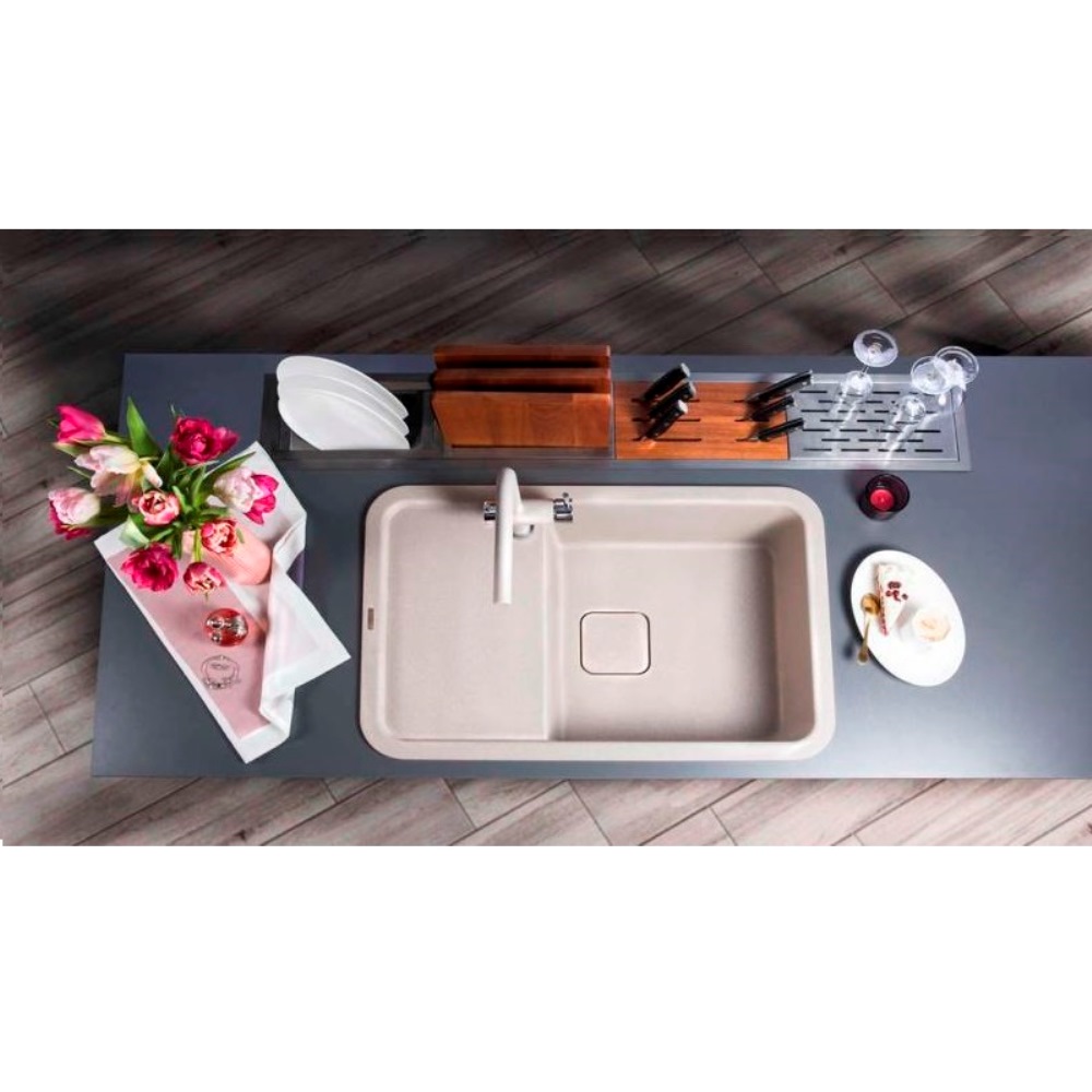 Мойка кухонная Omoikiri Tasogare 78 Серый матовый 4993748 — изображение 3