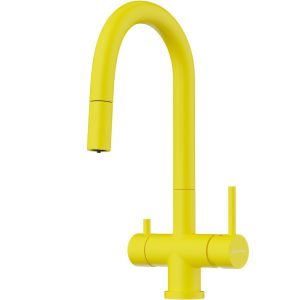 Смеситель для кухни Omoikiri Akita-S Желтый матовый 4994440