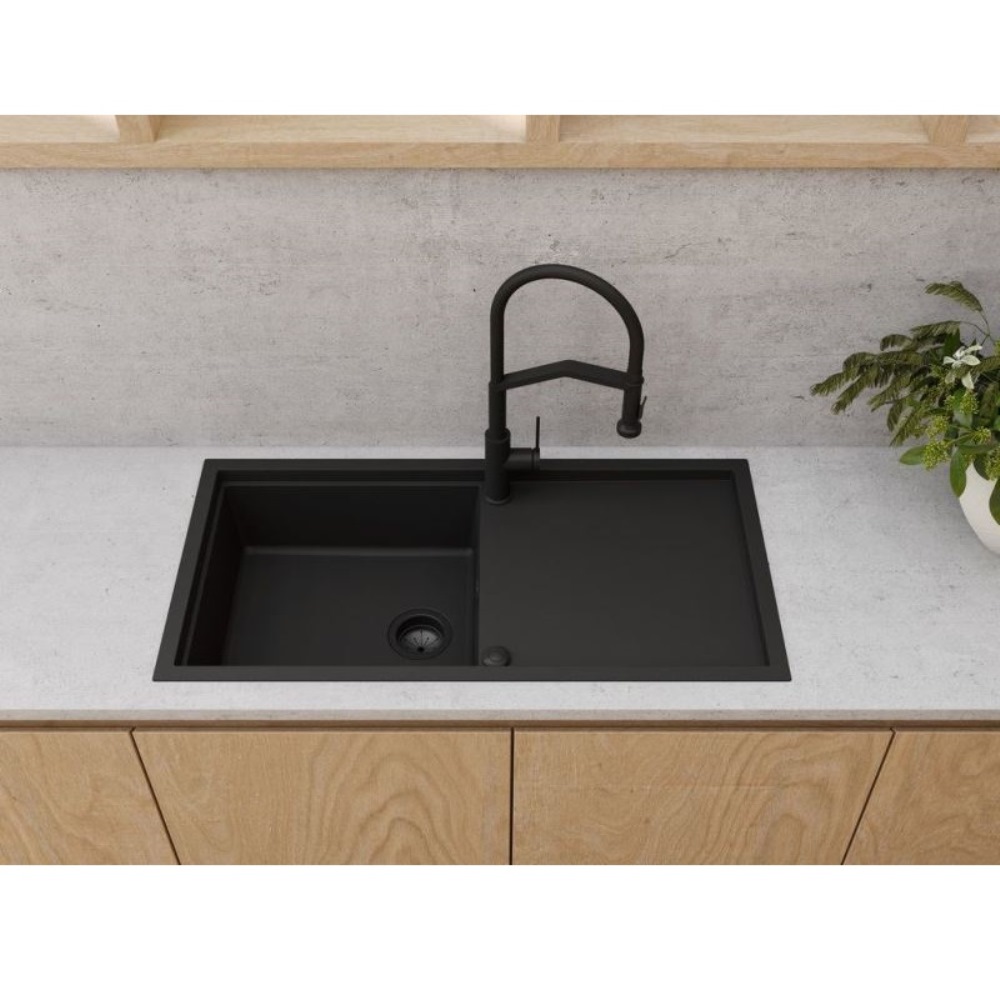 Мойка кухонная Omoikiri Sintesi 100 Графит 4997125 — изображение 3